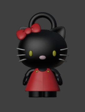 Pingente Hello (Chaveirinho Para Bolsas de Dolls) - Image 3