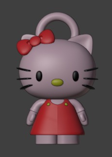 Pingente Hello (Chaveirinho Para Bolsas de Dolls) - Image 5